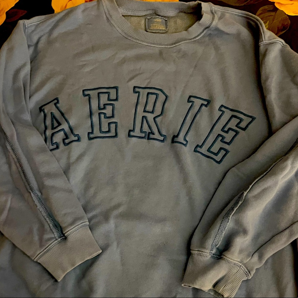 Aerie blue sweatshirt